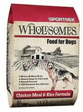 wholesome dog food beef and chickpeas