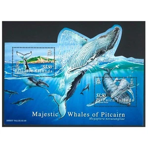Pitcairn Islands 2006 Majestic Whales Stamp Miniature Sheet Mint Unhinged - Picture 1 of 1