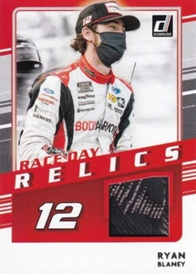 PANINI 2021 DONRUSS NASCAR RYAN BLANEY #RDR-RB RENNTAG RELIKTKARTE - Bild 1 von 2