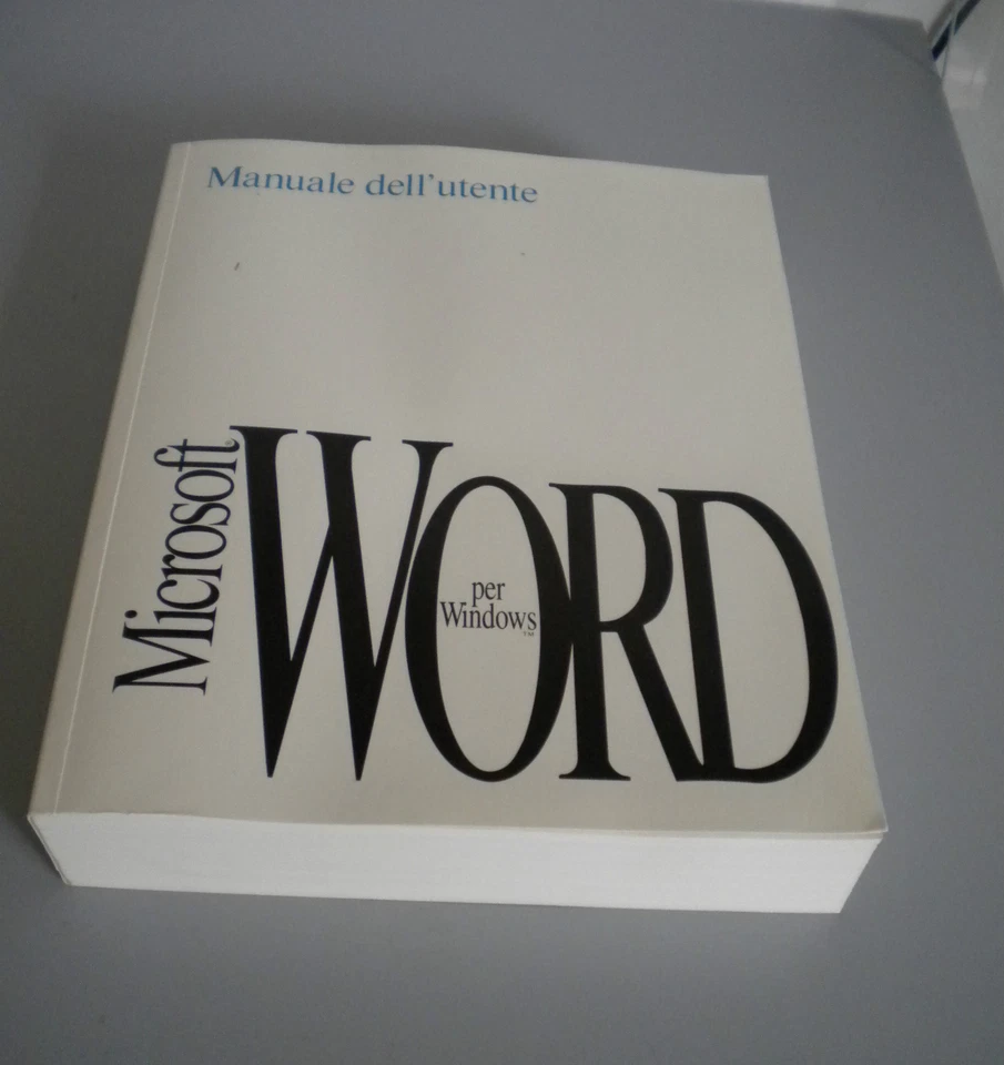 MICROSOFT WORD 2.0 MANUAL DEL USUARIO 1992 Perfecto! - Imagen 1 de 1