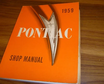 Pontiac Bonneville 1959 Safari Shop manual de reparación de servicio Foto 1 de 2