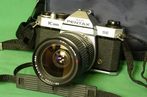 PENTAX K1000 SE 35mm Film Camera w/ 28-70mm Zoom lens. New light seals. CLA'd - Picture 1 of 14