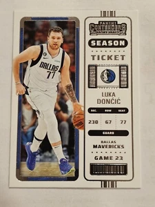 Luka Doncic 2022-23 Panini Contenders Season Ticket #57 Dallas Mavericks - Picture 1 of 2