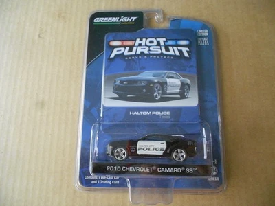 Greenlight 2010 Chevrolet Camaro SS Haltom TX Police 1/64 NOS NIP Hot Pursuit - Image 1 of 4