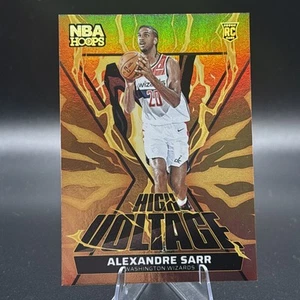Alexandre Sarr #6 High Voltage Gold Holo 2024-25 Panini NBA Hoops Wizards - Bild 1 von 2