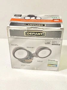 Defiant Hardwired 180-Degree LED Black Motion Activated Security Light - Picture 1 of 5