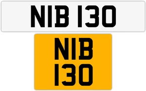 NUEVO EN CAJA 130 N 3x3 PLACA DE MATRÍCULA PRIVADA SIN FECHA NAT NAD NADIA NEL NEIL NIALL NINA NS - Imagen 1 de 1