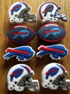 Mint Set Of 5 BUFFALO BILLS American Football NFL Shoe Charms Party Decorations - Picture 1 of 7