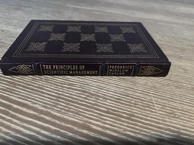 Easton Press THE PRINCIPLES OF SCIENTIFIC MANAGEMENT Taylor Sealed  Foto 1 de 4