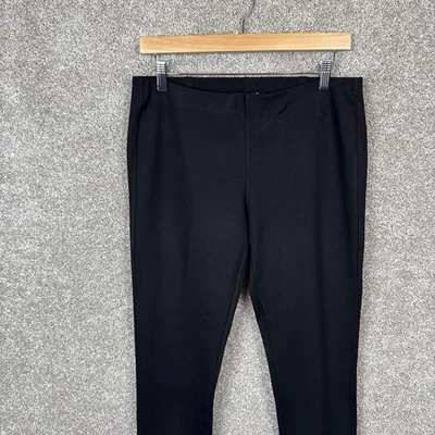 Eileen Fisher Mujeres Pequeñas Negras Leggings Ajustados Elastizados Informales Pull On Pantalones Foto 1 de 4