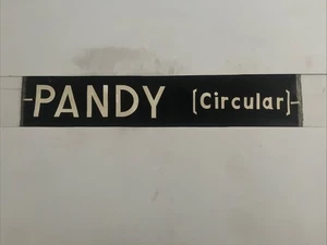 PANDY ( Circular ) - Wrexham June 1978 Bus Blind 30" GIFT FC - Picture 1 of 15