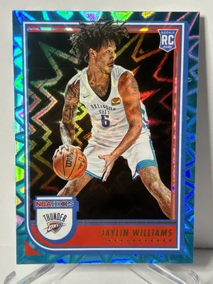 2022-23 JAYLIN WILLIAMS Panini NBA Hoops Teal Explosion Rookie RC #269 Thunder - Image 1 of 3