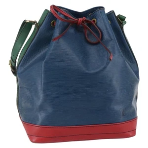 LOUIS VUITTON Epi Tricolor Noe Shoulder Bag Blue Red Green M44082 Auth 143946 - Picture 1 of 22