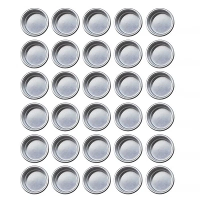 Pack of 30 DIY Tins Jar Cup Tealight Container Mold for Crafting Projects - Image 1 of 4