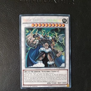 Yu-Gi-Oh! Thor, Lord of the Aesir - LP - LC5D-EN189 - Secret 1st Ed - Picture 1 of 2