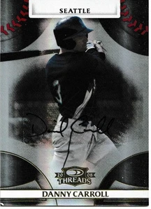 2008 Donruss Threads #92 Danny Carroll Signatures Gold #/999 - Picture 1 of 2
