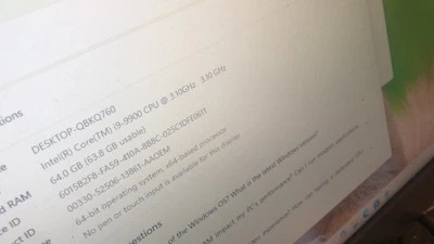 Dell Precision 3431 i9-9900 3.10 Ghz 512GB SSD, 32GB RAM Win 11 - P400 Graphic - Image 1 of 4