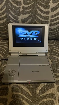 DVD portátil Venturer MP3 CD plateado de viaje Foto 1 de 3