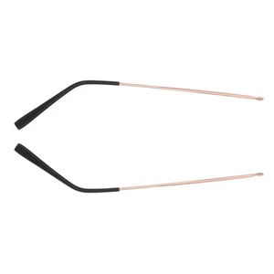 1 par de piezas de repuesto para gafas: brazo de templo de metal para gafas - acero inoxidable - Imagen 1 de 19
