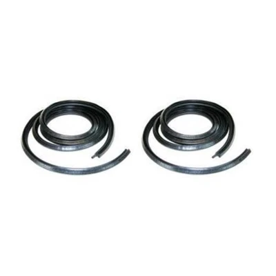 Door Rubber Weatherstrip Seal Rear, LH & RH for 1993-1998 Jeep Grand Cherokee - Image 1 of 4