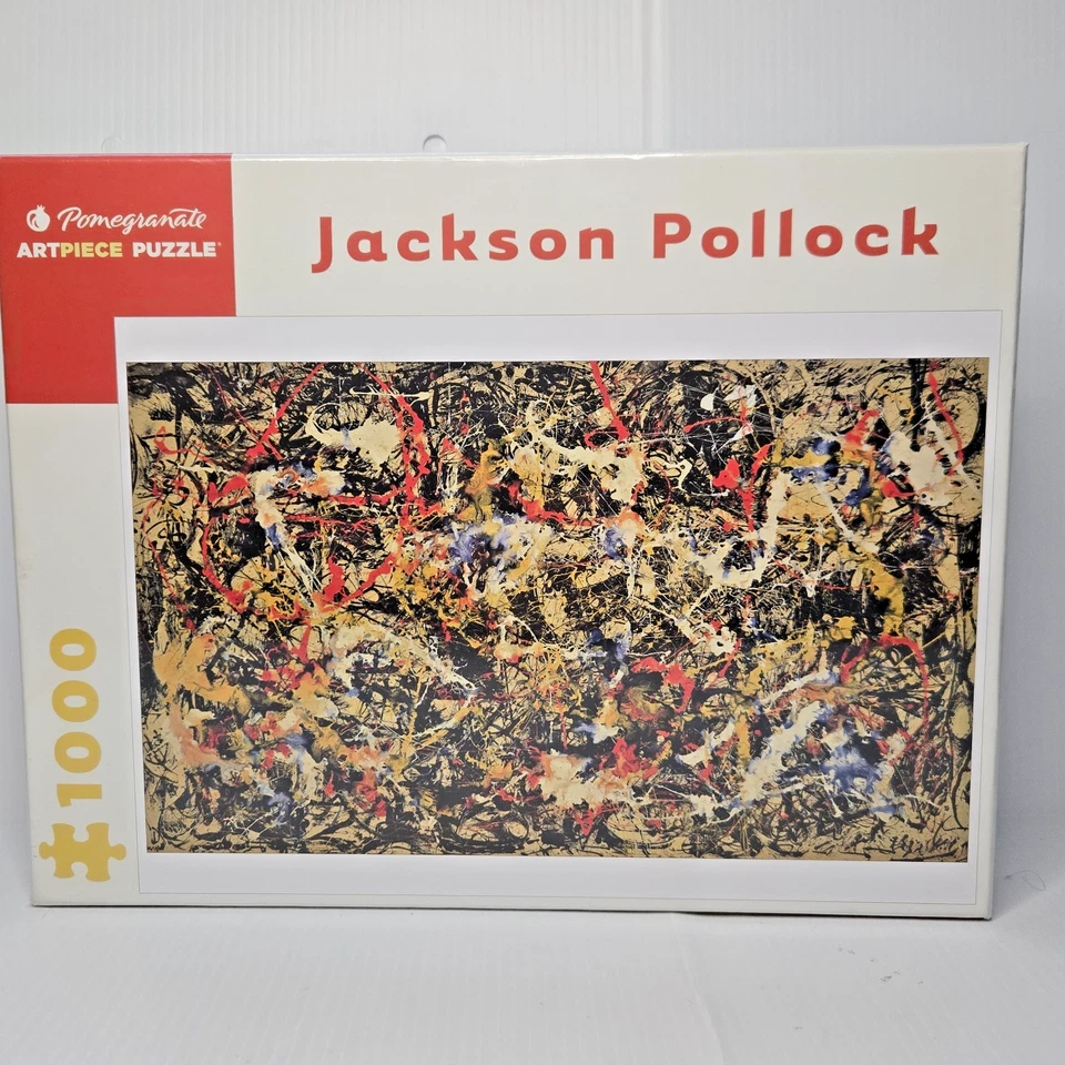 NEW Sealed Jackson Pollock "Convergence"Jigsaw Puzzle 1000 Piece Pomegranate Art - Image 1 of 4