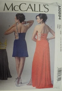Vestido McCalls 6894 Misses diferentes longitudes tallas 12-20 patrón de costura - Imagen 1 de 2