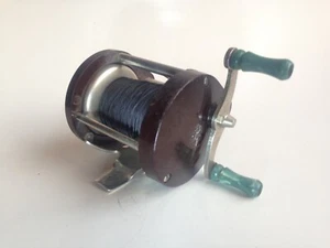 Ocean City Green Handled Spinning Fishing Reel Made in the USA - Picture 1 of 9