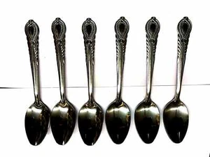6 Dessert Spoon Stylish Stainless Steel Small Spoon Top Quality Cheapest on EBAY - Picture 1 of 1