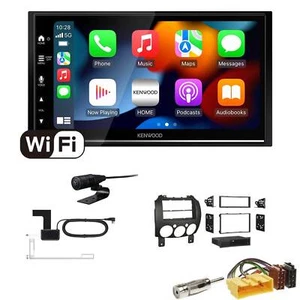 Kenwood Autoradio WiFi Apple CarPlay Android Auto für Mazda 2 ab 2007 in schwarz - Bild 1 von 6