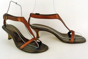 DONALD J PLINER * ITALY * 'VIANA' SANDAL IN COPPER * 8 M * SUPERB - Picture 1 of 7