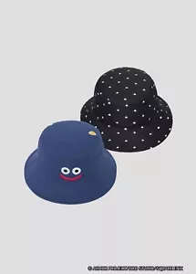 (Stock) Dragon Quest DQ+g SLIME Reversible Bucket Hat One Size Blue Black - Picture 1 of 10