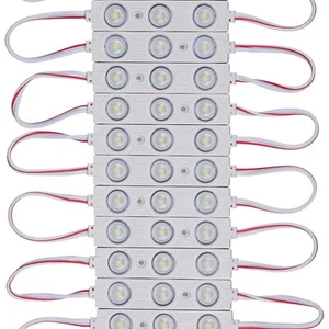 200 PCS DC12V White 6500K Injection 3 LED Module 1.32 W Waterproof Decorative... - Picture 1 of 7