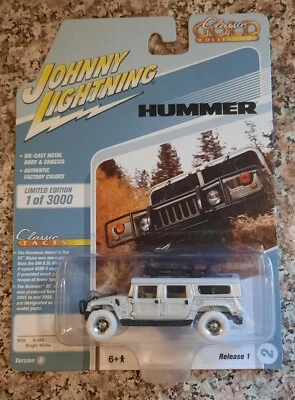 JOHNNY LIGHTNING CLASSIC GOLD 2006 HUMMER H1 ALPHA WHITE LIGHTNING⚡️1 of 60 HTF - Image 1 of 4
