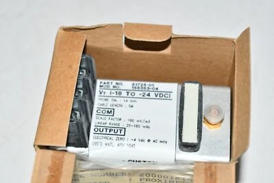 NEW Bently Nevada 81725-01 Proximitor Proximity Sensor -18v-dc To -24v-dc 14mm - Image 1 of 4