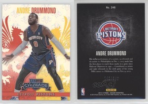2013-14 Panini Crusade Crusade Red /349 Andre Drummond #246
