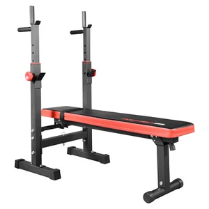 TrainHard® Hantelbank Combo Multifunktion Drückerbank mit Hantelablage klappbar! - Bild 1 von 6