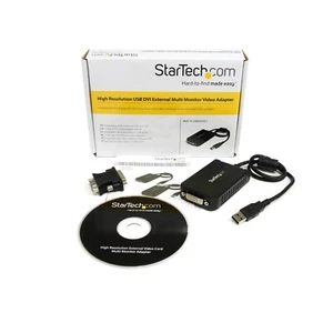 StarTech.com USB auf DVI Adapter - externe Video- & Grafikkarte - zwei Monitore - Bild 1 von 3