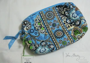 Vera Bradley BALI BLUE Medium COSMETIC Case for PURSE Tote BACKPACK BAG RARE NWT - Bild 1 von 4