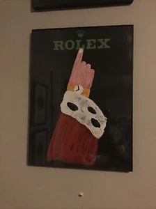 Rolex Vintage Werbung Reprint Poster Uhr gerahmte Wand 12x16 Submariner - Bild 1 von 2