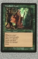 MAGIC THE GATHERING WOODLAND DRUID 1X- ODYSSEY - COMMON - NM