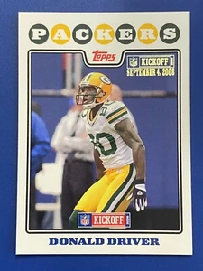 Tarjeta base de fútbol americano Topps Kickoff 2008 #34 conductor de Donald #/1349 - Imagen 1 de 2