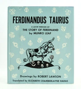 FERDINANDUS TAURUS Munro Leaf Story of Ferdinand in LATIN 1962 3rd HBDJ EXC - Imagen 1 de 7