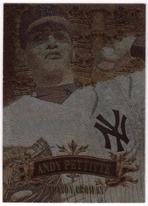 Andy Pettitte 1997 Fleer Ultra #7 Temporada Coronas Inserto New York Yankees - Imagen 1 de 2
