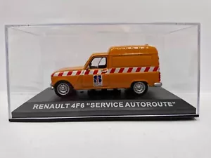 ATLAS Renault 4F6 Service Autooute Francia Sin usar, en caja embalaje original 1:43 fundido a presión - Imagen 1 de 10