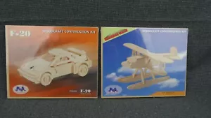 B3 Ferrari F-20 & Heinkel HE51 WOODCRAFT CONSTRUCTION KIT HUMAN ARTICLE - Bild 1 von 5