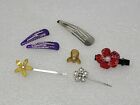 7 Piece Hair Lot Barrettes Bobby Pins Clips Flowers