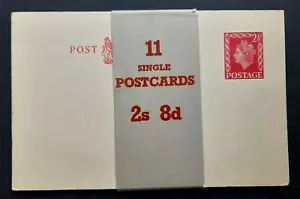 Great Britain GB UK "QUEEN ELIZABETH II ~2 1/2 d" 8 MINT Post Cards - Picture 1 of 9