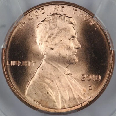 2010-D PCGS MS66RD Lincoln Cent 47949682 - Image 1 of 3