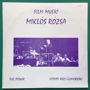 Miklos Rozsa Society SODOM GOMORRAH | POWER Soundtrack LP Private Recording RARE - Picture 1 of 12