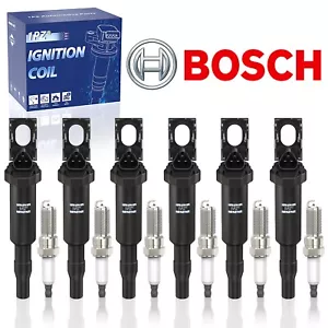 6X Ignition Coil +6X Spark Plug for BMW 128i 335i 328i 528i 535i X3 X5 OEM UF592 - Picture 1 of 8